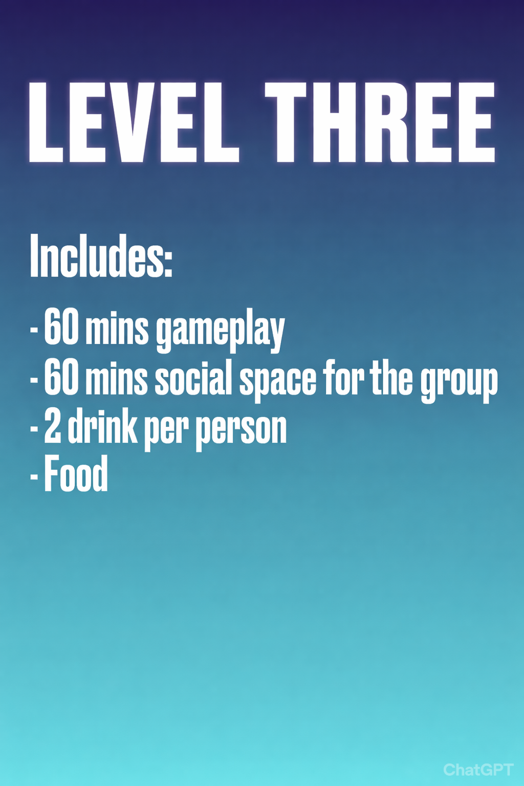 Level 3 Package – Game, Gather & Feast!