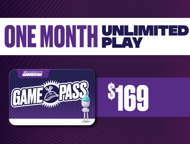 1 Month Unlimited Play Game Card