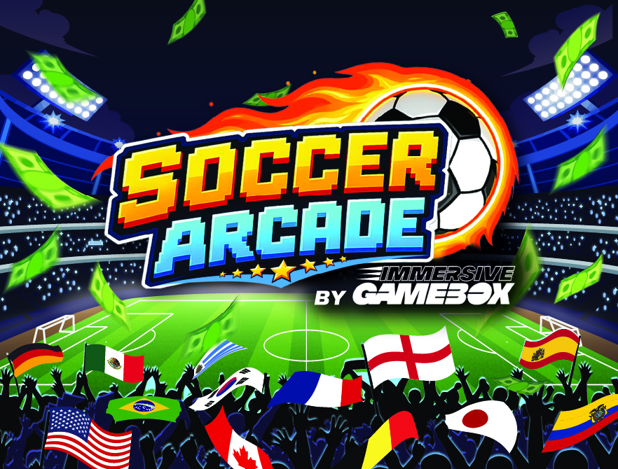 Soccer Arcade Game Card